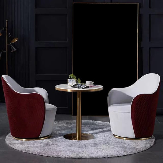 Modern Accent Chair Armchair Round Shape Chair