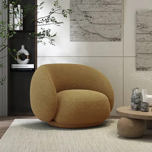 Velvet armchair 'Lobby'