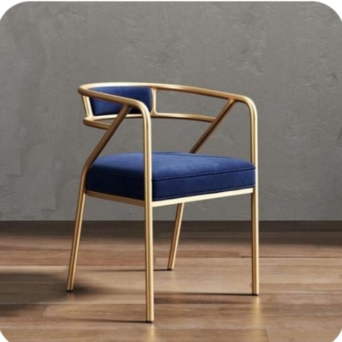 Nordic Dining Chair Home Stool Leisure Back Chair Modern Restaurant Hotel Restaurant Iron Chair