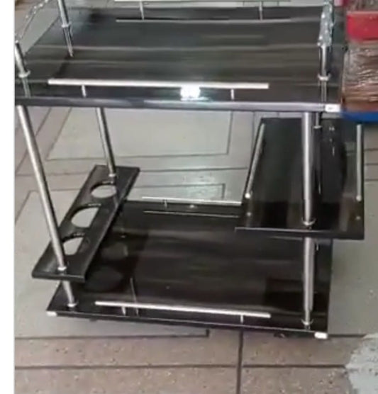 2.Layer Stainless Steel Tea Trolly